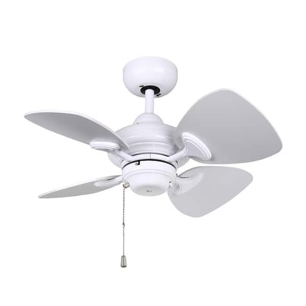 Designers Choice Collection Aires 24 in. White Ceiling Fan