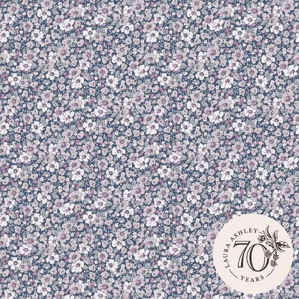 Laura Ashley Laura Ashley Libby Purple Wallpaper