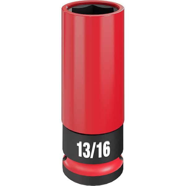Milwaukee SHOCKWAVE 1/2 in. Drive 13/16 in. Lug Nut Impact Socket