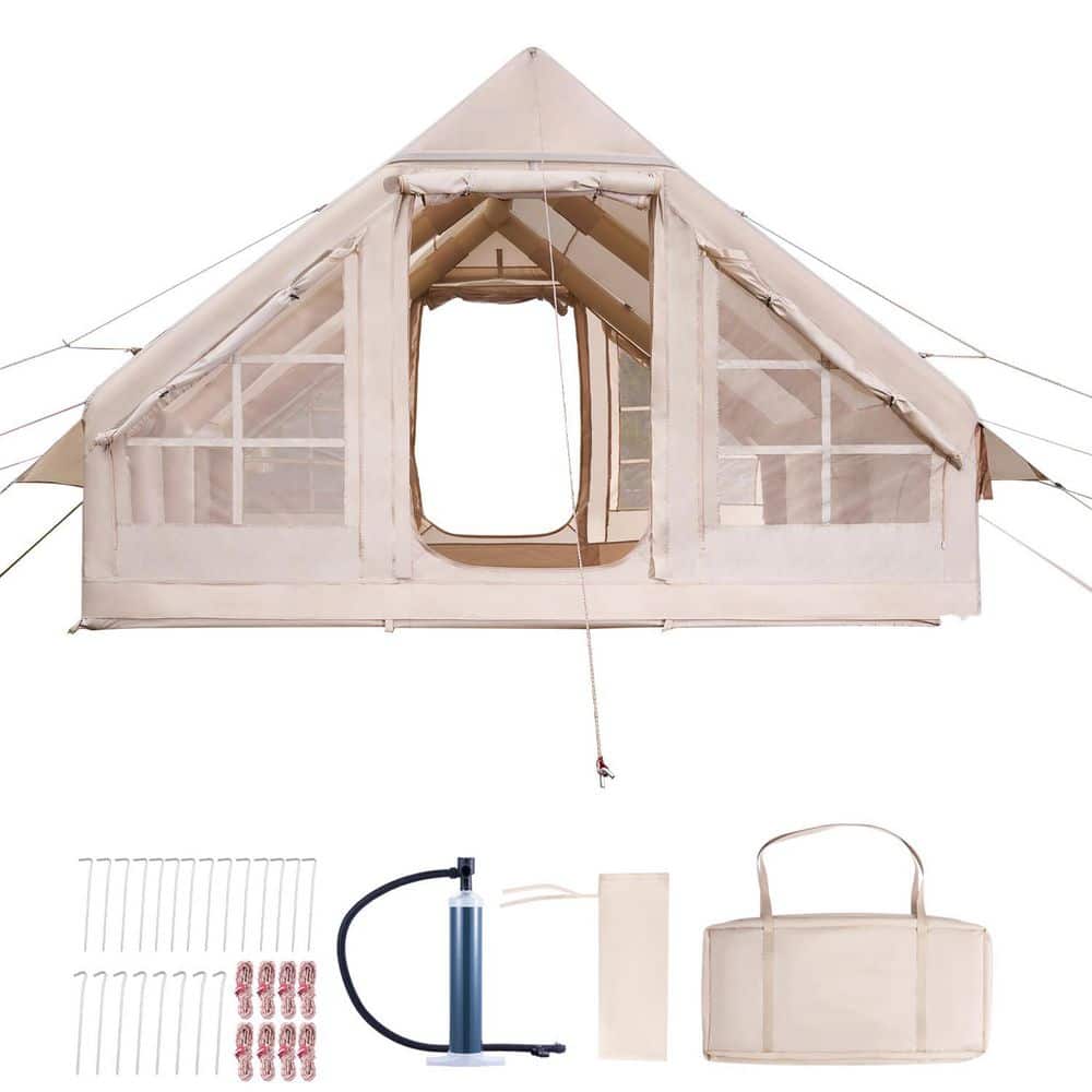 SVOPES 9.84 ft. x 13.12 ft. Inflatable Camping Tent, 5-8 People