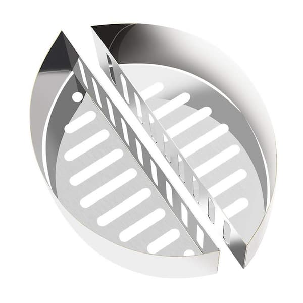 Hitechluxe Stainless Steel Charcoal Baskets Contoured for Kettle Grills (2-Piece for a Set)