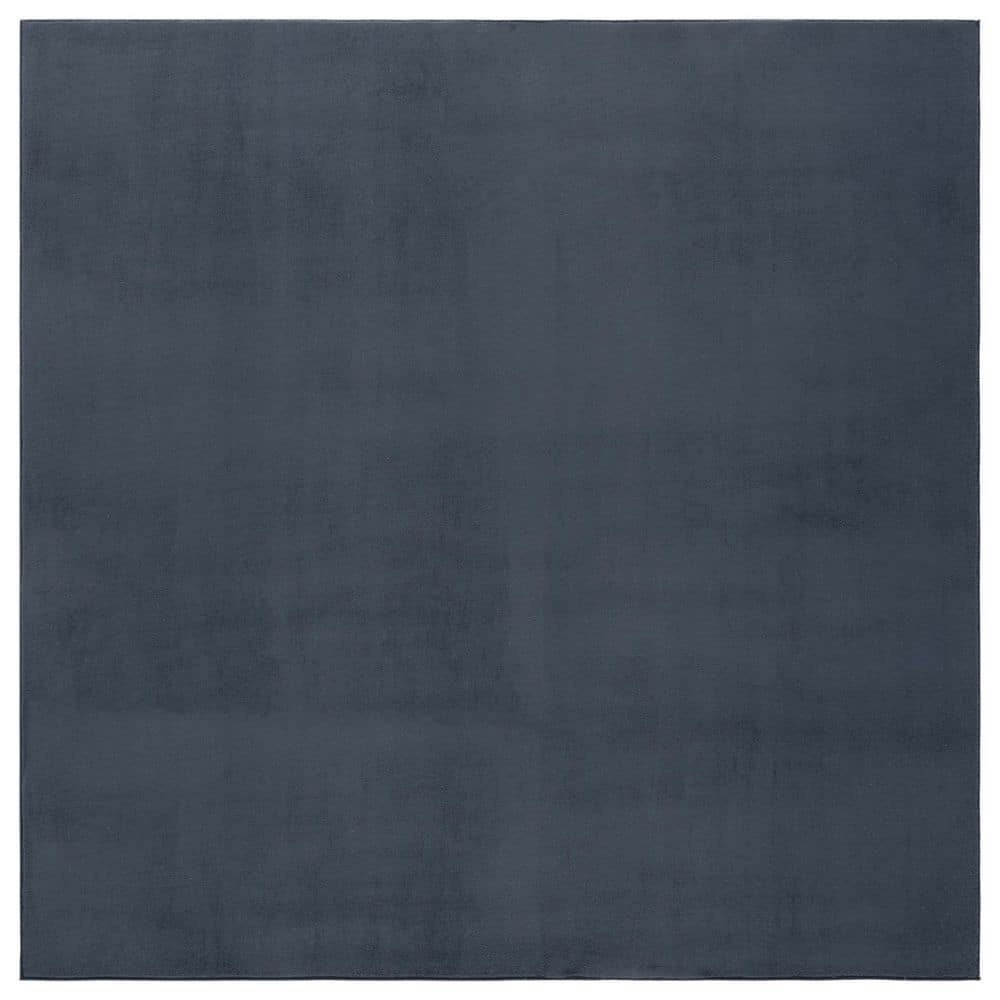 Loft Dark Gray 6 ft. x 6 ft. Machine Washable Modern Solid Square Area Rug price history on PriceWatchPro