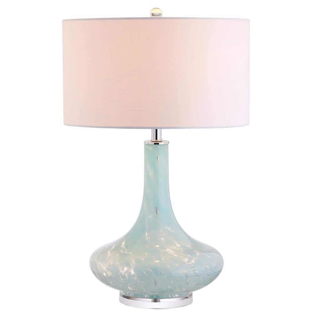 Montreal 29" Ice Blue Glass and Acrylic Table Lamp