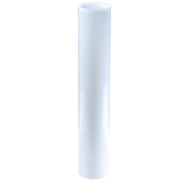 Cylinder 17 in White Colorful Glass Cylinder Universal Shade with no fitter