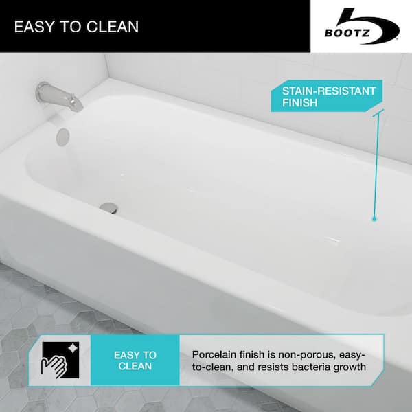 Bootz Industries Mauicast 60 in. x 32 in. Alcove Soaking Bathtub