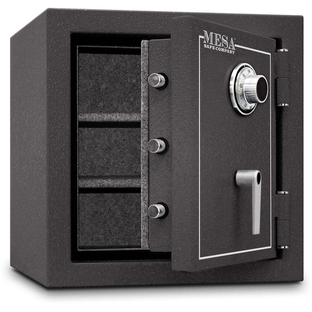 Mesa Gray Steel Fire Resistant Security Safe with Combination Lock