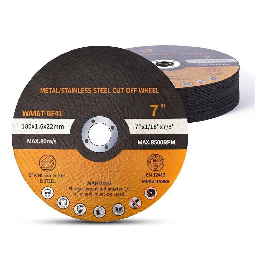 7 Inch Aluminum Oxide Cutting Wheel for Metal Stainless Steel Fast Burr Free Cutting for Angle Grinder 25 Pack price history on PriceWatchPro