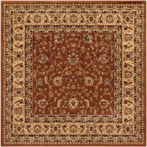 Voyage St. Louis Brick Red 4' 0 x 4' 0 Square Rug