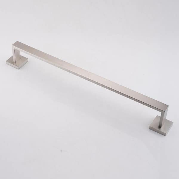 9-Piece Stainless Steel Bathroom Hardware Set with Mounting Hardware in Brushed Nickel