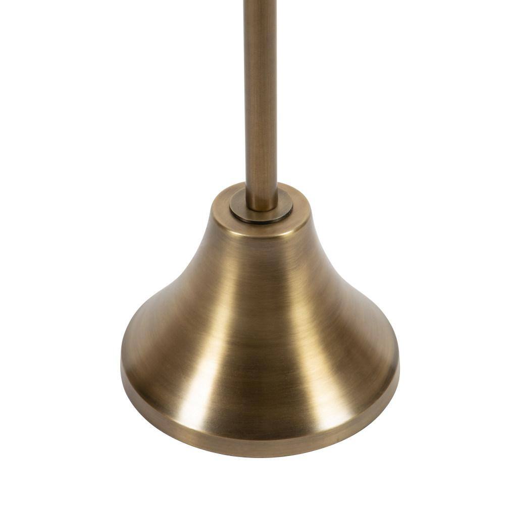 Sanzo Gold Round Hammered Metal Side Table