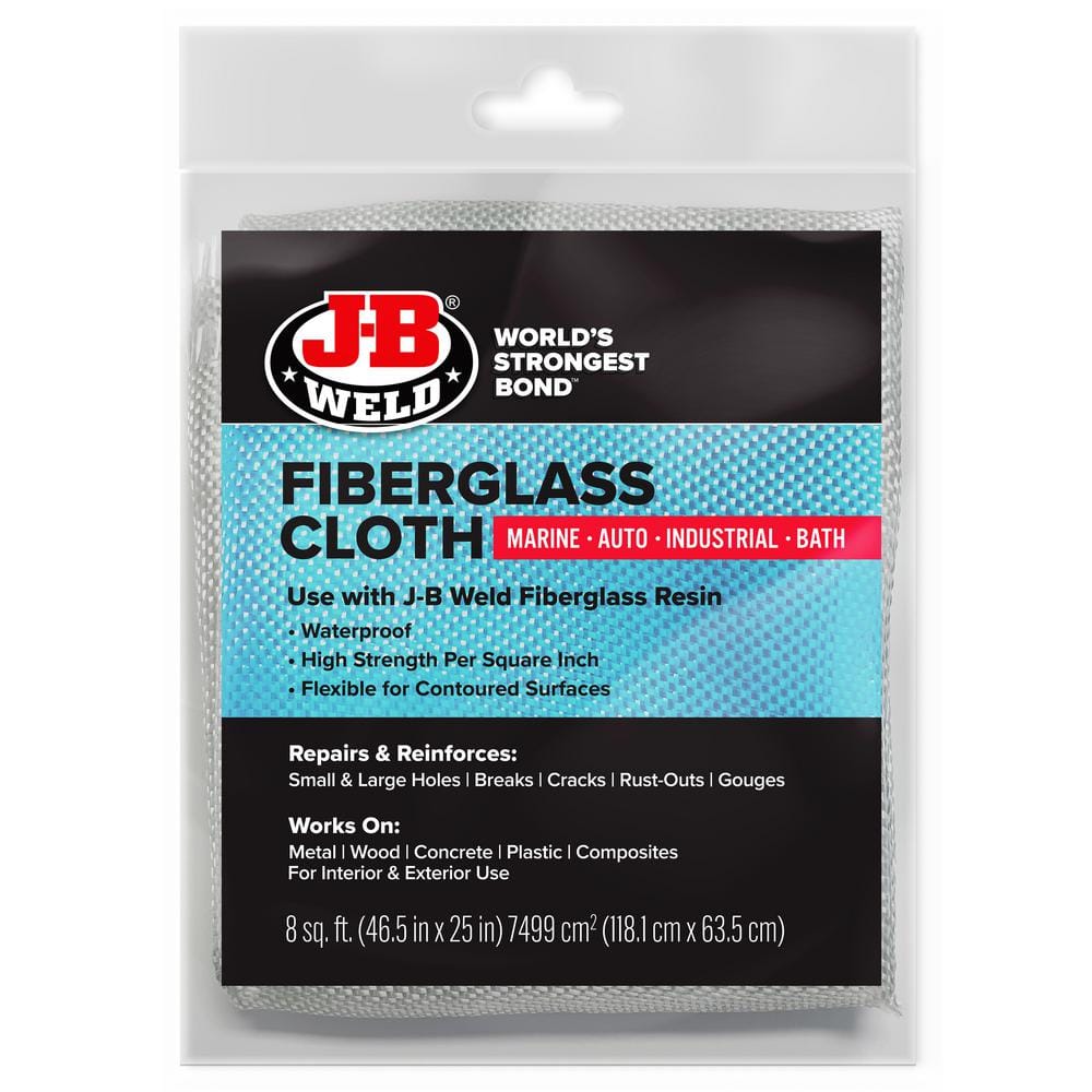 J-B Weld 8 Sq. Ft. Fiberglass Cloth 40128