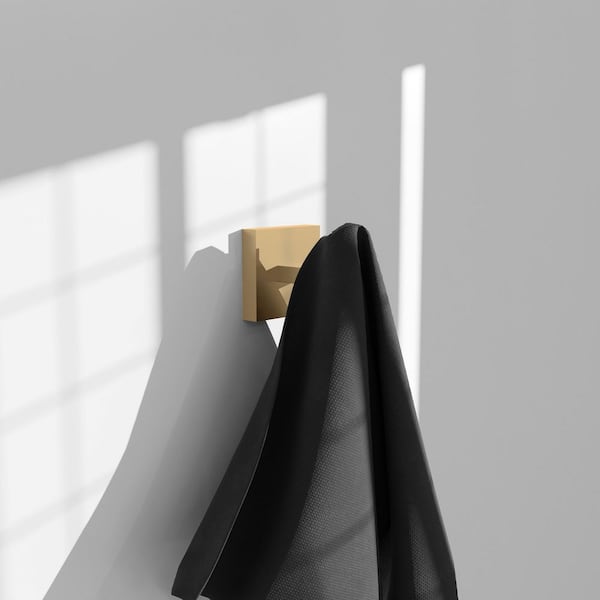 Rubicon J-Hook Robe/Towel Hook in Champagne Bronze