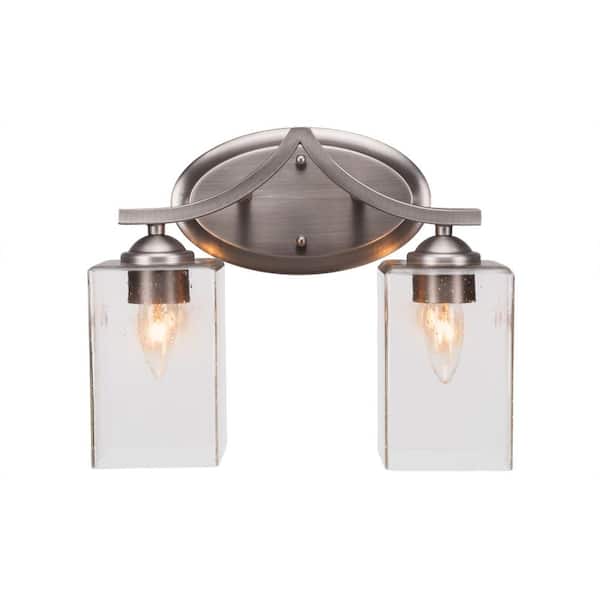 Unbranded Cleveland 13.5 in. 2-Light Graphite Vanity Light