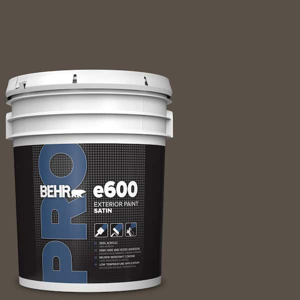 5 gal. #N360-7 Potting Soil Satin Exterior Paint