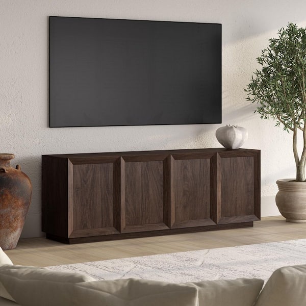 Meyer&Cross Morse 68 in. Alder Brown TV Stand Fits TV's up to 75