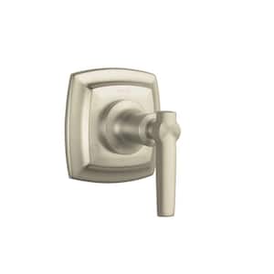 Margaux 1-Handle Transfer Valve Trim Kit in Vibrant Brushed Nickel with Lever Handle (Valve Not Included)