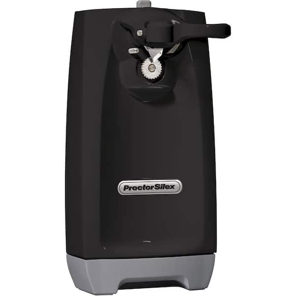 Proctor Silex Black SureCut Electrical Outlet Can Opener-DISCONTINUED