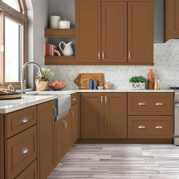 BEHR PREMIUM 1 gal. #S250-7 Moroccan Spice Semi-Gloss Enamel