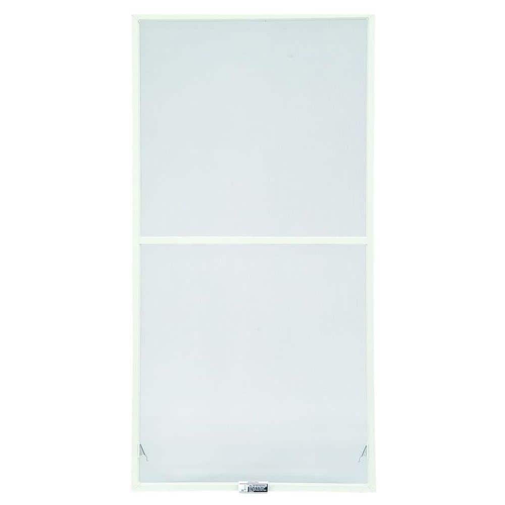 43-7/8 in. x 62-27/32 in. 200 and 400 Series White Aluminum Double-Hung Win