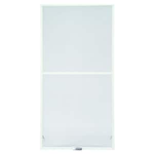43-7/8 in. x 62-27/32 in. 200 and 400 Series White Aluminum Double-Hung Window Insect Screen