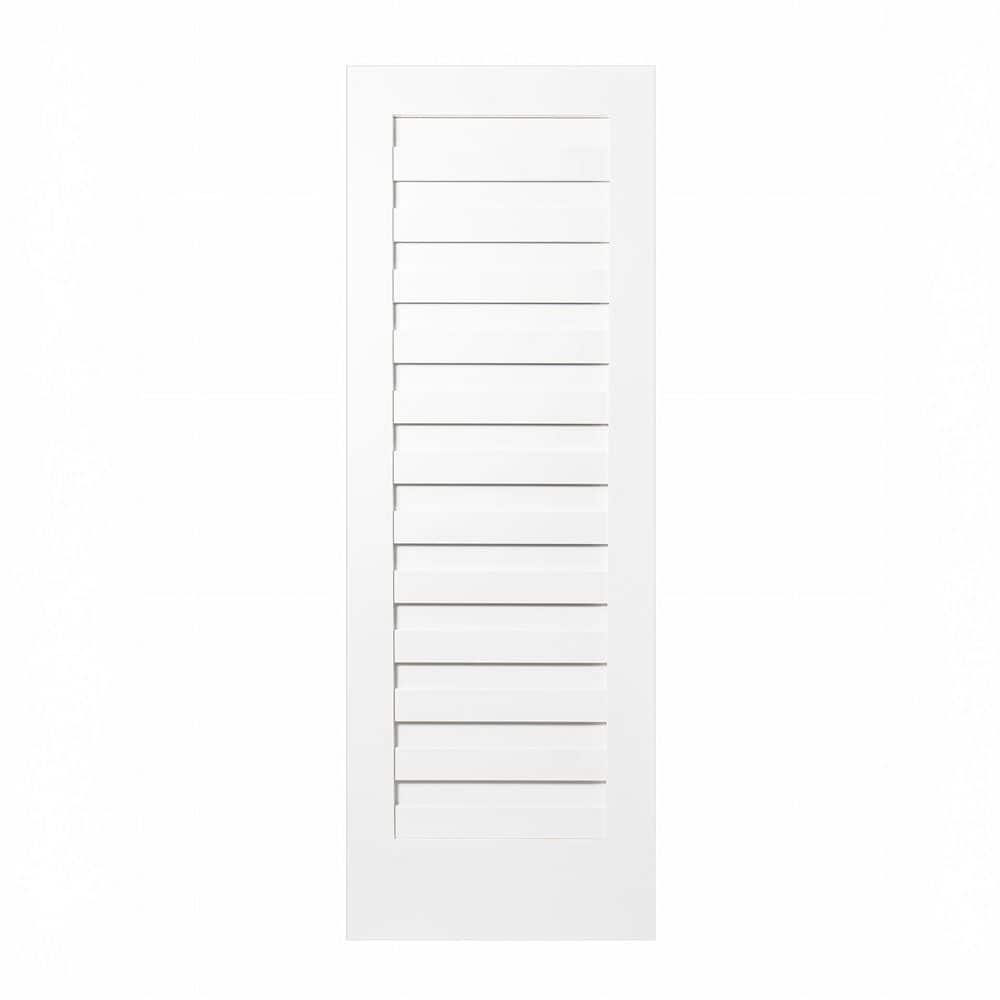 PONDEROSA WOOD PONDEROSA WOOD 34 in. x 96 in. Shadow Louver Solid