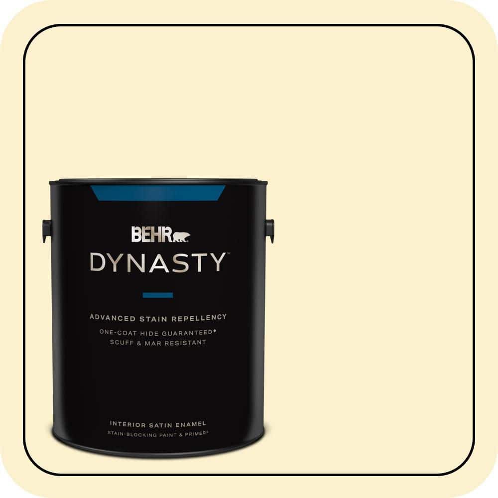 1 gal. #P280-1 Summer Bliss Satin Enamel Interior Stain-Blocking Paint and Primer price history on PriceWatchPro