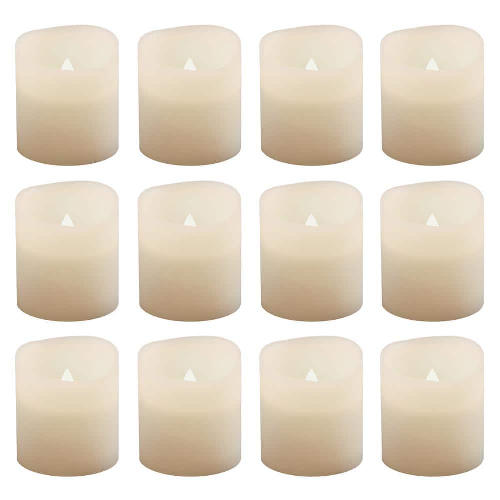 20PCS Flameless LED Battery Operated Votive Candles 1.5”x2” Batteries Included 