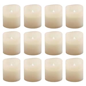1.5 in. Warm White Votive LED Candle (Set of 12)
