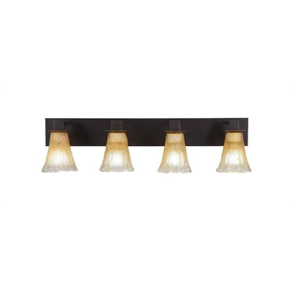 Unbranded Aspen 6.25 in. 1-Light Dark Granite Vanity Light
