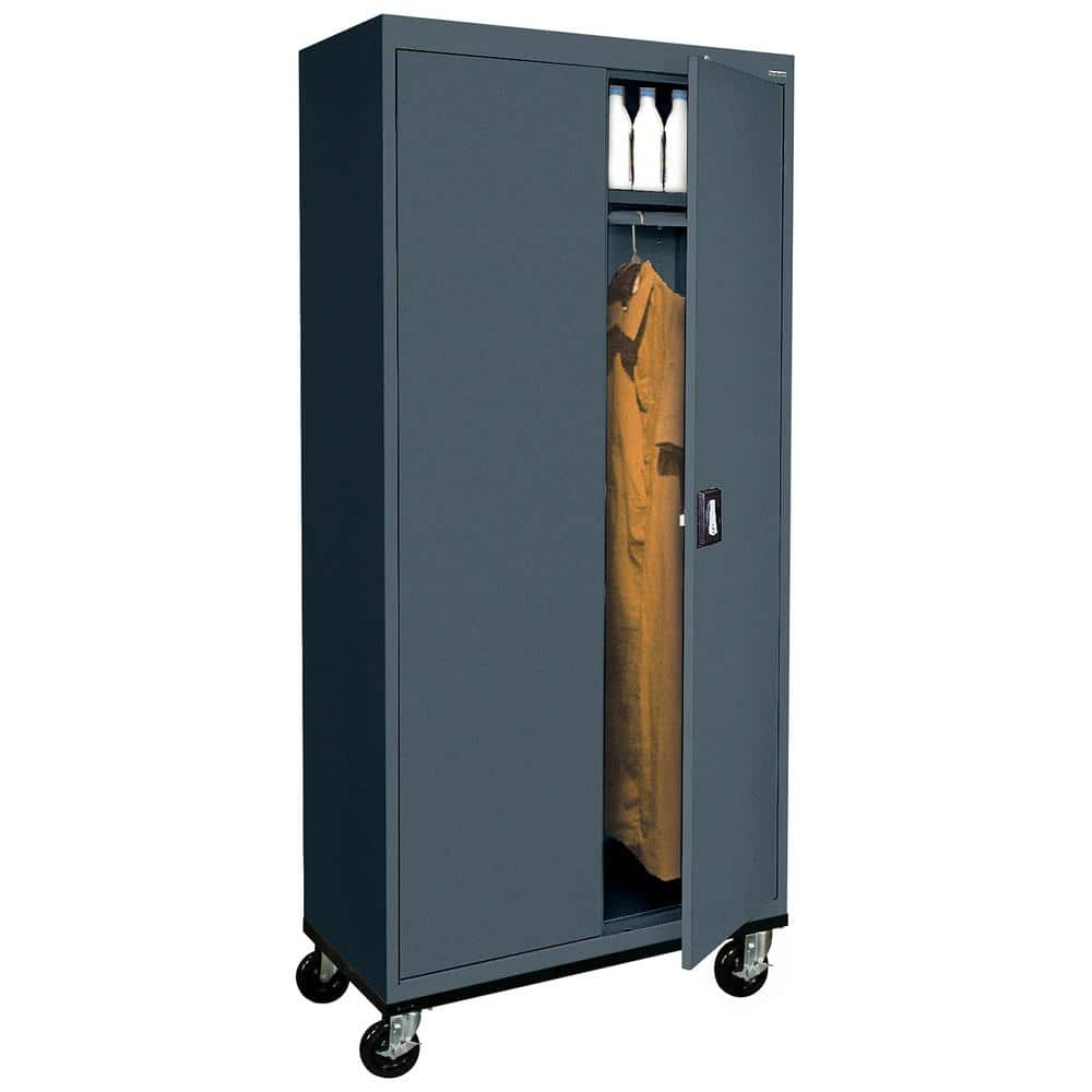 Transport Wardrobe Series (36 in. W x 78 in. H x 24 in. D) Freestanding Cabinet in Charcoal -  Sandusky, TAWR362472-02