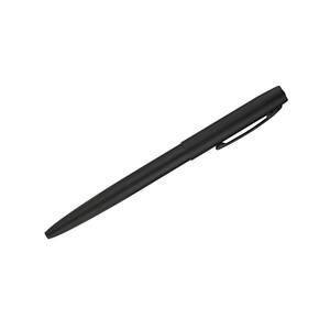 Weatherproof Black Metal Clicker Pen, Black Ink (2-Pack)