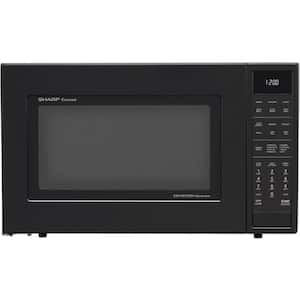 1.5 cu. ft. Countertop Convection Microwave in Black, Built-In Capable with Sensor Cooking