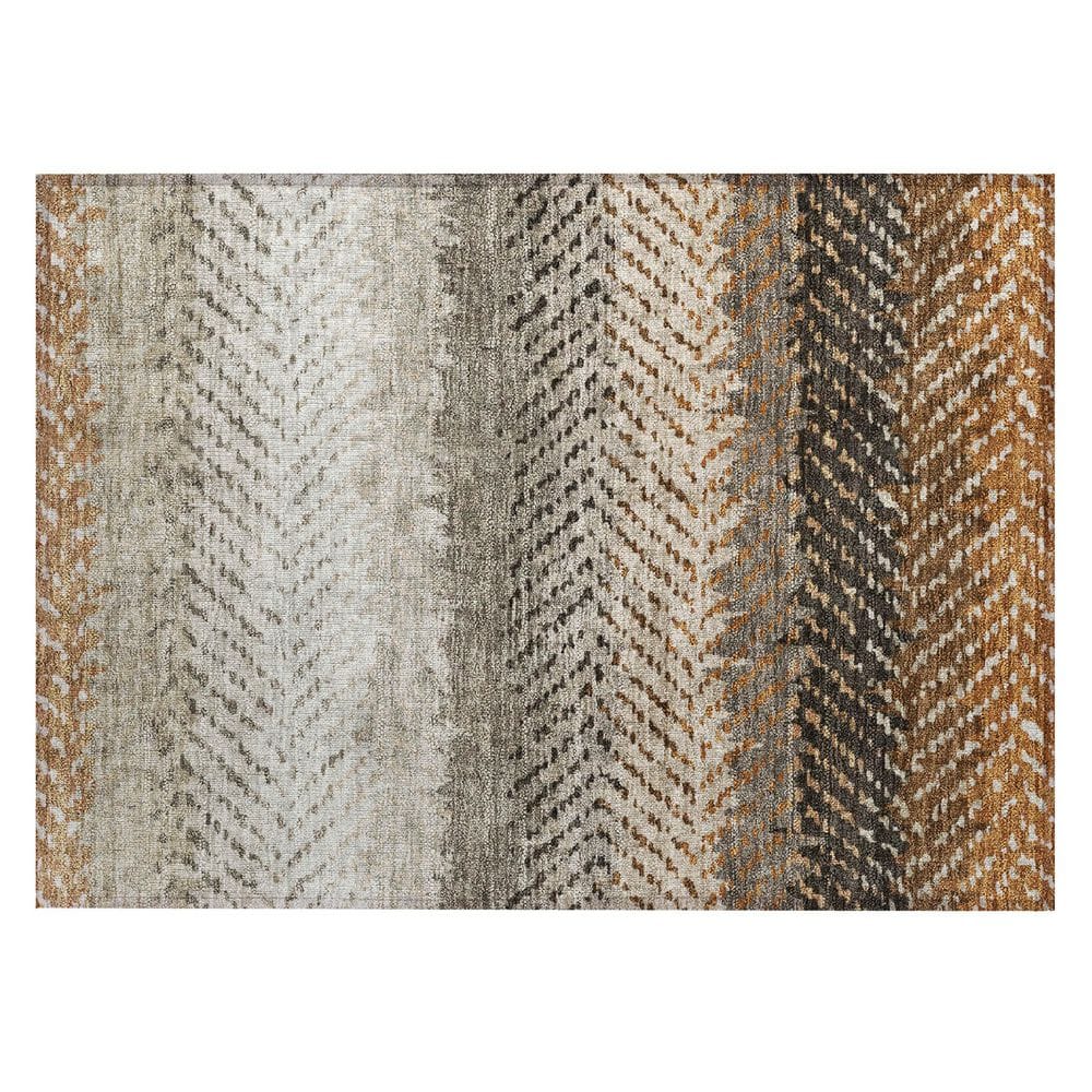 Chantille Machine Washable Indoor/Outdoor Abstract ACN2740 Paprika 2 ft. x 3 ft. Accent Rug price history on PriceWatchPro