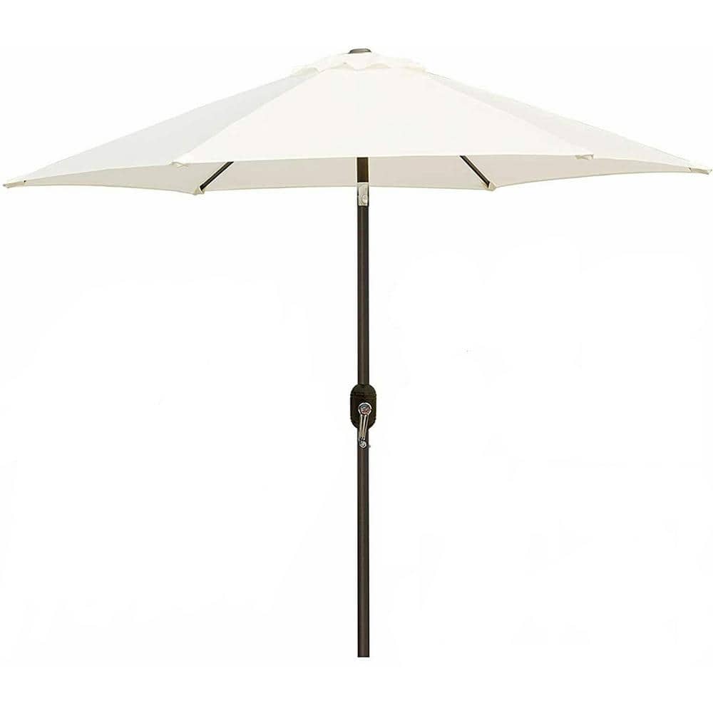 7.5ft Outdoor Market Patio Umbrella in White