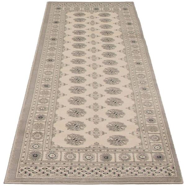 Sincérité royaletraditional Bokhara Beige Tapis en différentes tailles et RUNNER