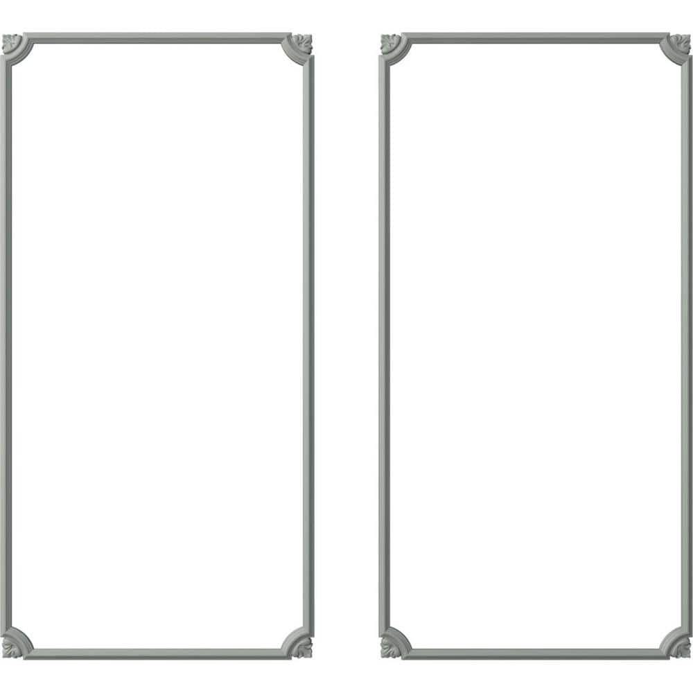24 in. W x 48 in. H Unfinished Polyurethane Bradford Leaf Panel Moulding Kit (Double Panel) price history on PriceWatchPro