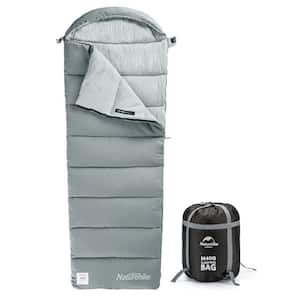 86.6 in. L Sleeping Bags in Light Gray (1-Pack)