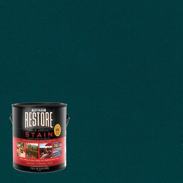 Rust-Oleum Restore 1 gal. Solid Acrylic Water Based Tile Green Exterior Stain
