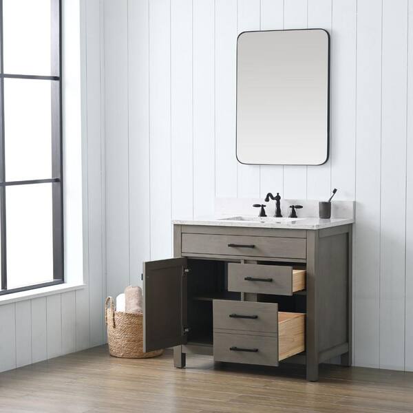SUDIO Jasper 36 in. W x 22 in. D Bath Vanity in Textured
