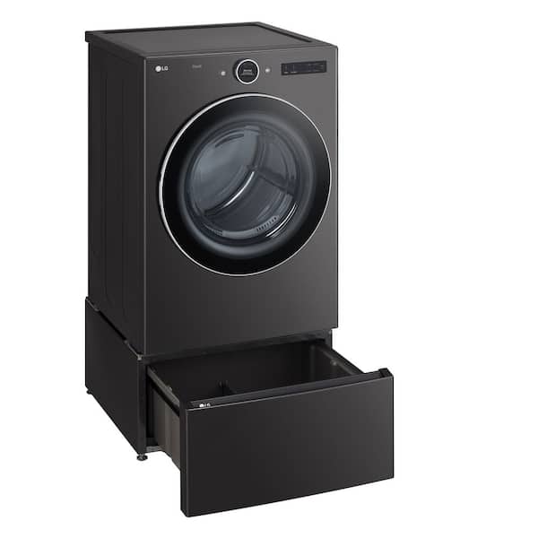 LG WDP5B: Laundry Pedestal - Black Steel