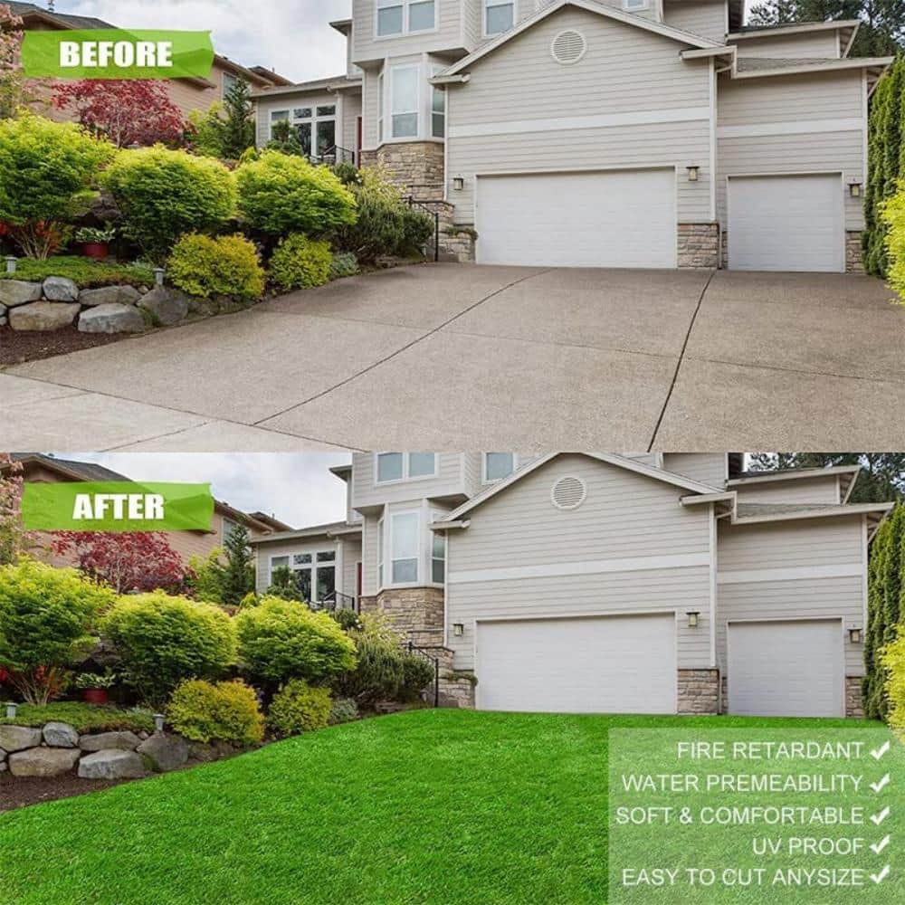 Premium Green Artificial Grass Turf with Polyurethane Backing