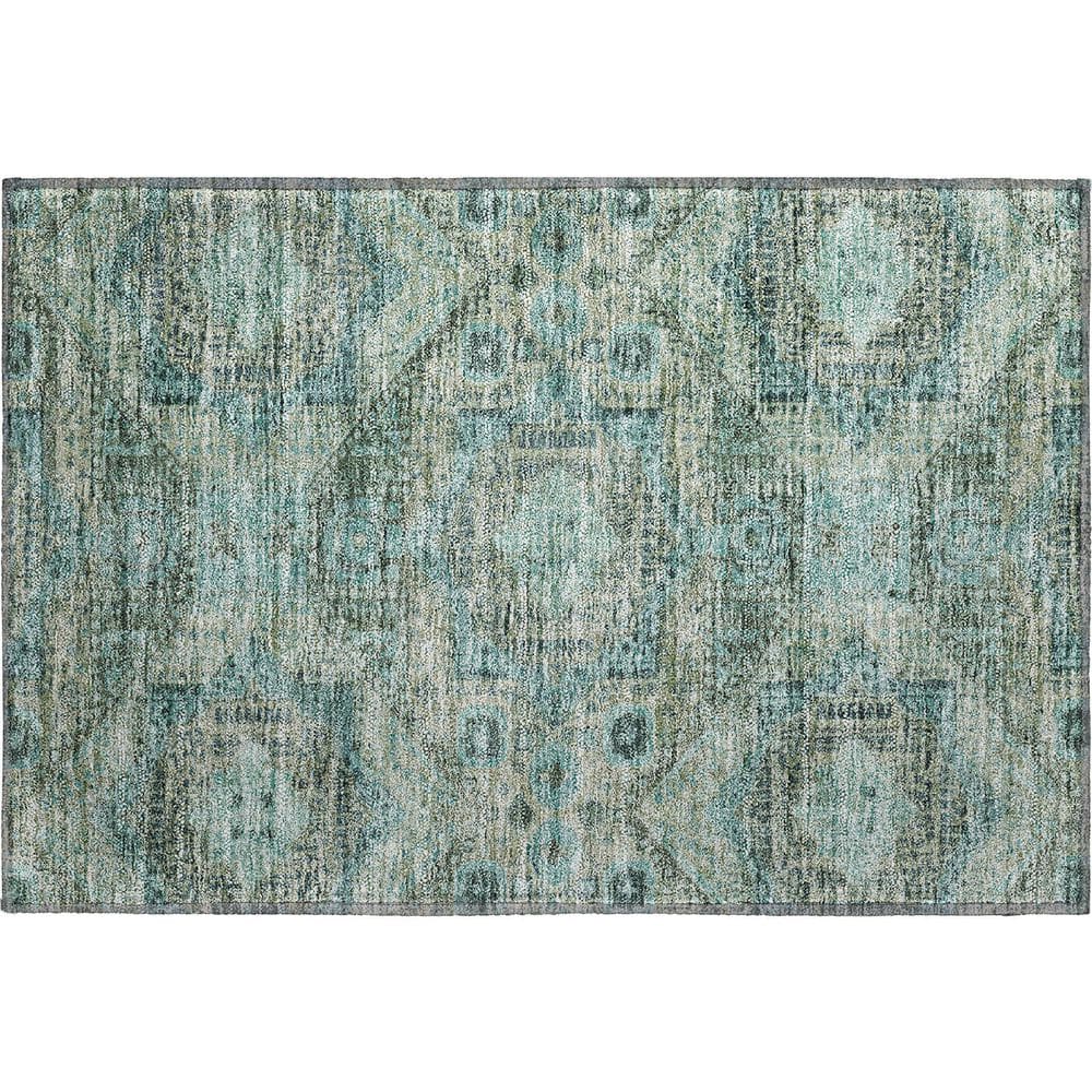 Mayfield Premium Machine Washable Abstract AMF1929 Sage 2 ft. x 3 ft. Accent Rug price history on PriceWatchPro