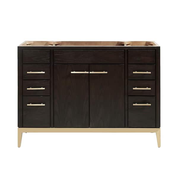Avanity Hepburn 48 in. W x 21.5 in. D x 34 in. H Bath Vanity Cabinet Only in Dark Chocolate