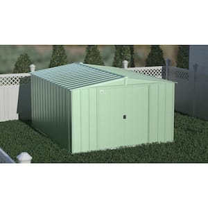 Classic 10 ft. W x 12 ft. D Sage Green Metal Shed (115 sq. ft.)