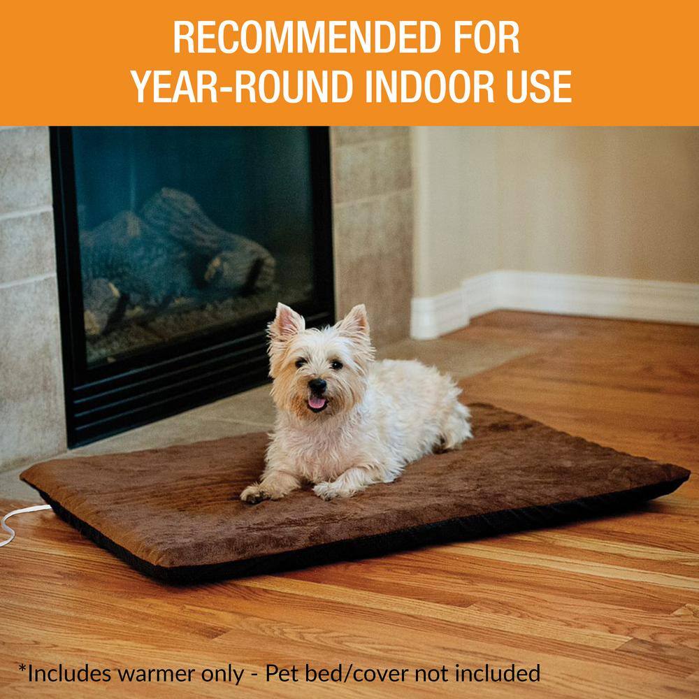 Medium Gray Electric Pet Bed Warmer Pad