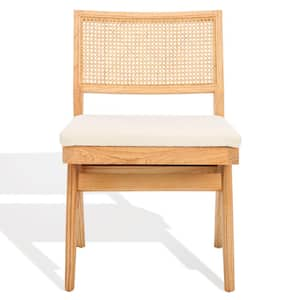 Jaqueline Beige/Natural 19 in. Boucle Dining Chair