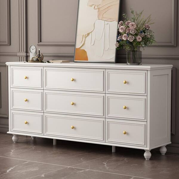 little seeds piper 6 drawer dresser cream Little Seeds Piper 6-Drawer Double Dresser