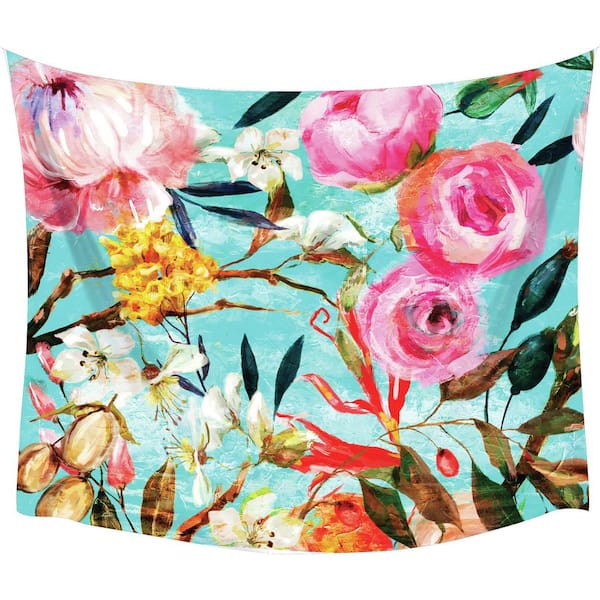 RoomMates Oil Paint Floral Large Wall Tapestry