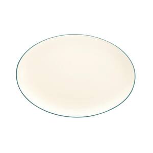 Colorwave Turquoise 16 in. (Turquoise) Stoneware Oval Platter