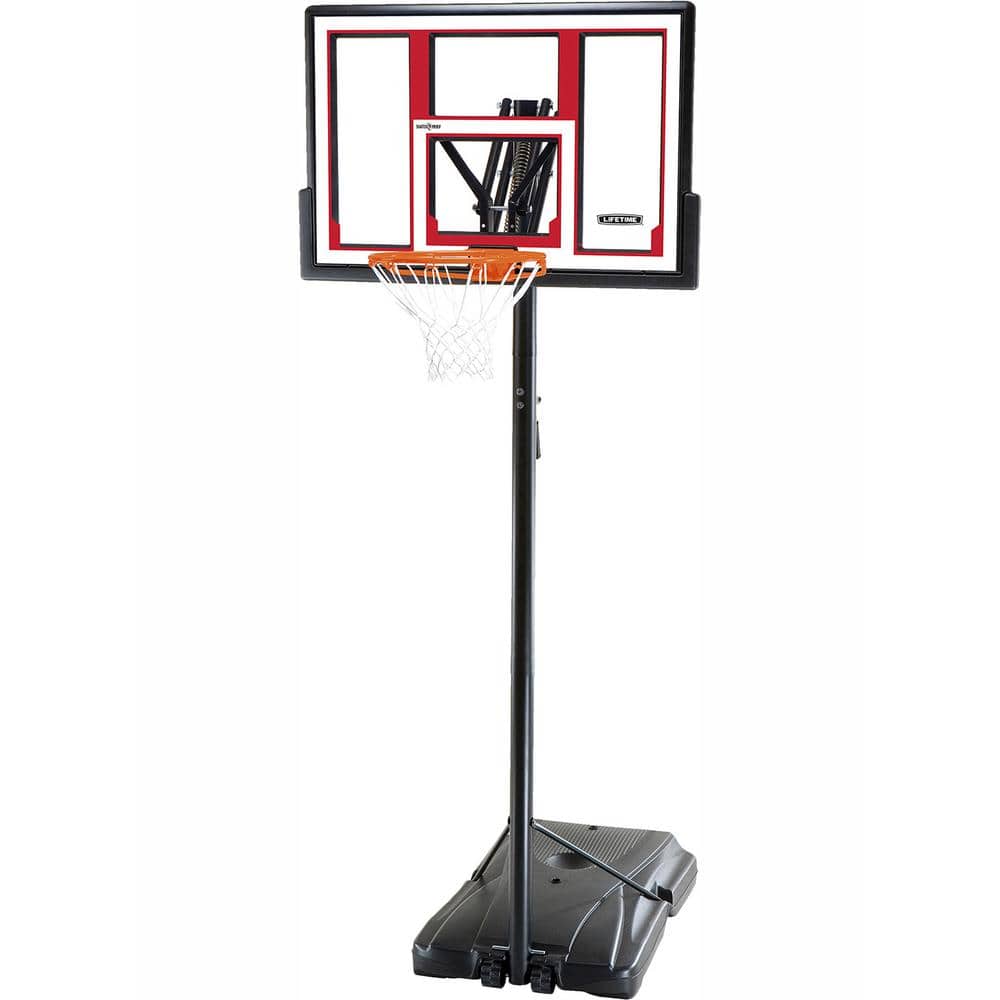Lifetime 48 Polycarbonate Adjustable Portable Basketball 90491 - The Home